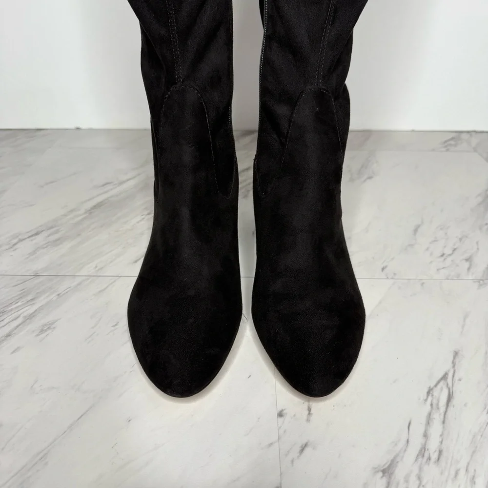 Marc Fisher Jayne Black Over The Knee Boot 9M
